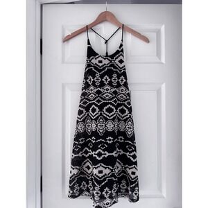 Staring at Stars Knitted Black Dress Vacation Neutral